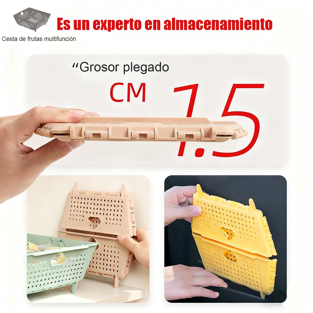 Nueva bandeja plegable para lavar verduras y frutas, canasta colador, estante de drenaje para el borde del fregadero de cocina, ¡tu ayudante perfecto para lavar frutas y verduras!