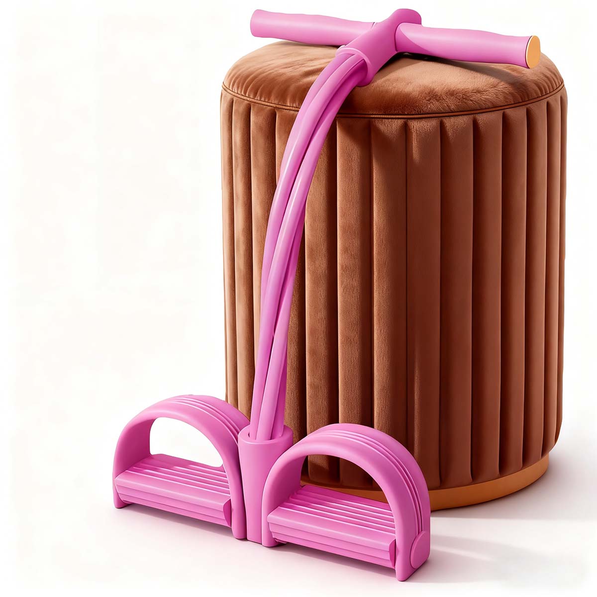 Posilňovací pás s pedálmi - Zázrak na brucho a nohy, 6/4 pásov, pre domácu telocvičňu