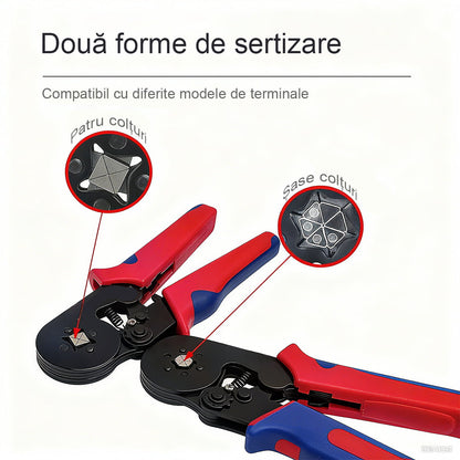 Clește de presat capete terminale tubulare tip european