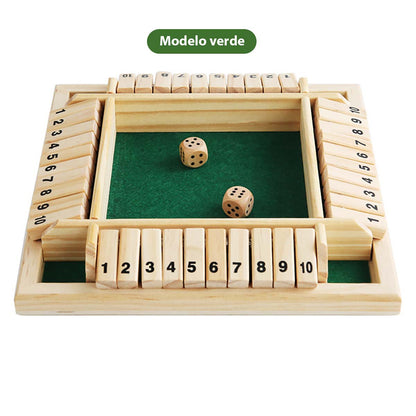 "Juego interactivo de fiesta, juego de mesa de números y cartas, con reglas de bebidas, tarjetas con números en cuatro caras, herramienta de juego de ocio y diversión."