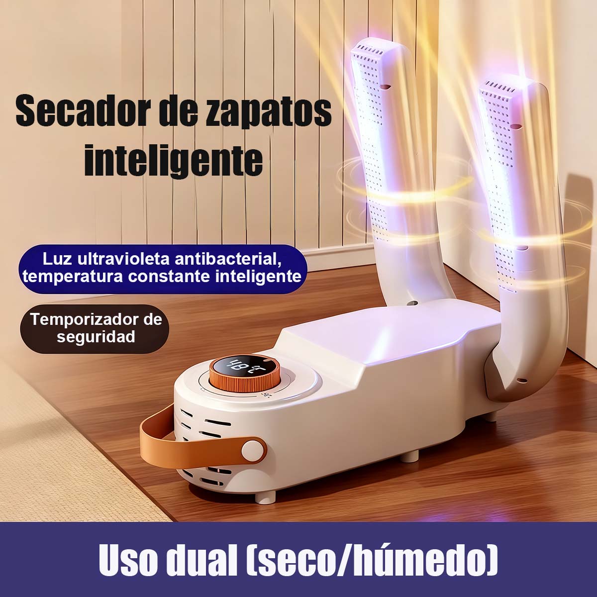 Secador de zapatos automático e inteligente para el hogar, con secado rápido, desodorización y esterilización por luz ultravioleta