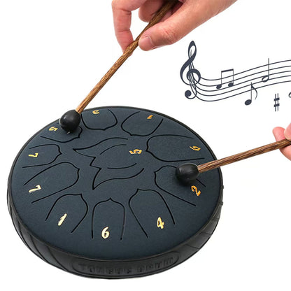 Tambor de sonido etéreo, tambor olvidado, tambor sin preocupaciones, instrumento de percusión para principiantes infantiles.