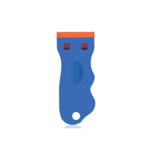 Cuchilla de plástico para quitar pegatinas, herramienta multifuncional para limpieza de películas de automóvil, pequeña espátula de plástico para eliminar residuos.