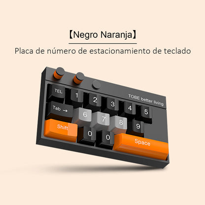 Placa de número temporal para estacionamiento, placa de teléfono para mover el vehículo, accesorios de lujo para coches, números creativos para el interior del coche.