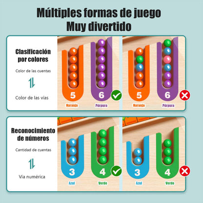 Juguete educativo para niños, laberinto magnético 2 en 1, juguete de concentración tridimensional, juego de desafíos para bebés, juguete de aprendizaje temprano.