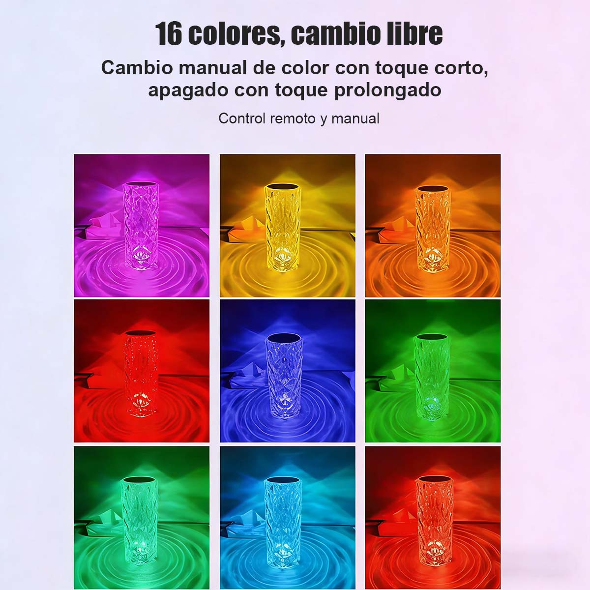 Lámpara de ambiente creativa con decoración de rosa, lámpara de mesa recargable para cabecera de cama, luz nocturna viral de moda.