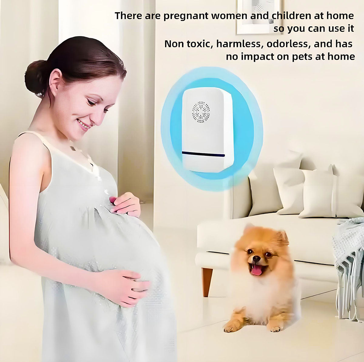 “Repelente de mosquitos ultrasónico, repelente de roedores, repelente de insectos, dispositivo electrónico inteligente para el hogar, mata mosquitos, trampa para roedores, repelente de cucarachas y eliminador de ácaros.”