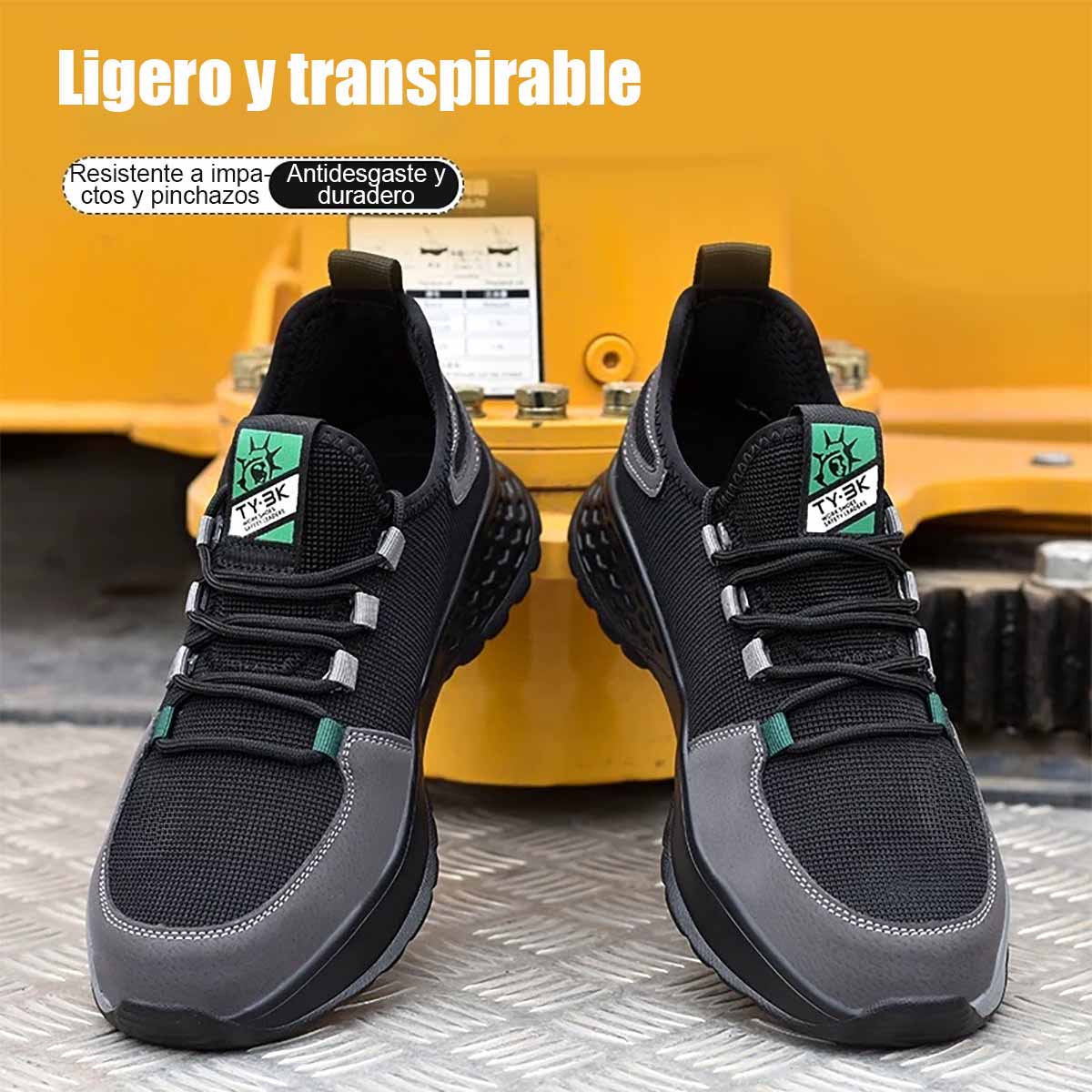 Zapatos de trabajo transpirables, nuevos modelos de seguridad, con punta de acero, resistentes a impactos y perforaciones, antideslizantes, zapatos de protección laboral.