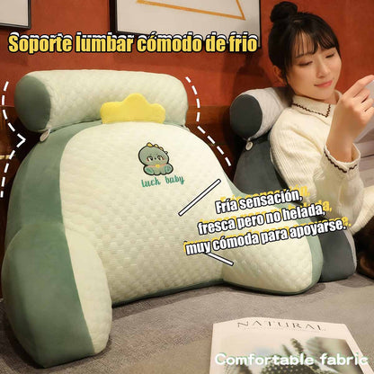 Cojín de cabecera Bing Doudou, cojín de respaldo suave para cama, gran cojín de apoyo para dormir, almohada de abrazo, protección lumbar para sofá, respaldo para cabecera de cama.