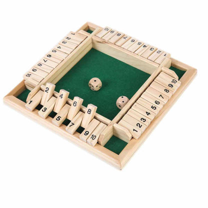 "Juego interactivo de fiesta, juego de mesa de números y cartas, con reglas de bebidas, tarjetas con números en cuatro caras, herramienta de juego de ocio y diversión."