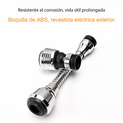 Cabezal antisalpicaduras para grifo, extensor de cocina, filtro de aumento de presión, rociador universal y difusor de espuma.