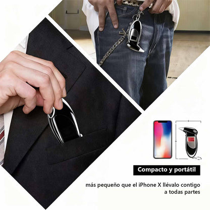 Alcoholímetro portátil para coche, prueba de aliento para vehículo, dispositivo de detección de alcohol para coche, especialmente diseñado para uso dentro del automóvil.
