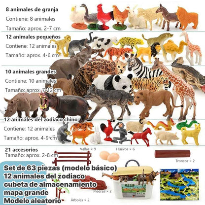"Juguete de modelo de leopardo realista, modelo de zoológico para niños, juguete educativo de dinosaurio Triceratops de gran tamaño, ideal como regalo de cumpleaños."