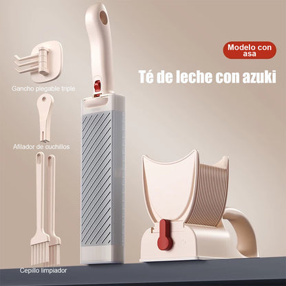 ¡Éxito en casa! Cortador manual de carne, rebanas finas y trozos de carne fácilmente