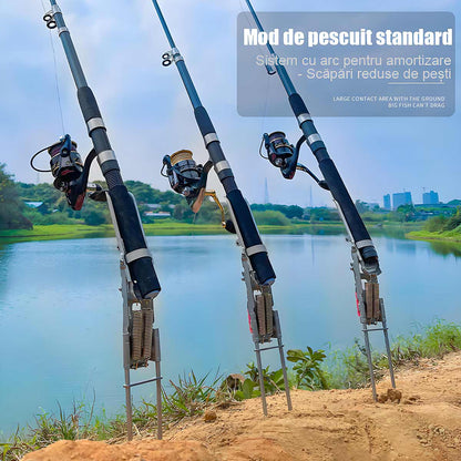 Când mușcă peștele, ridică automat lanseta! Nu mai stai cu ochii pe apă – prinde plinul ușor!