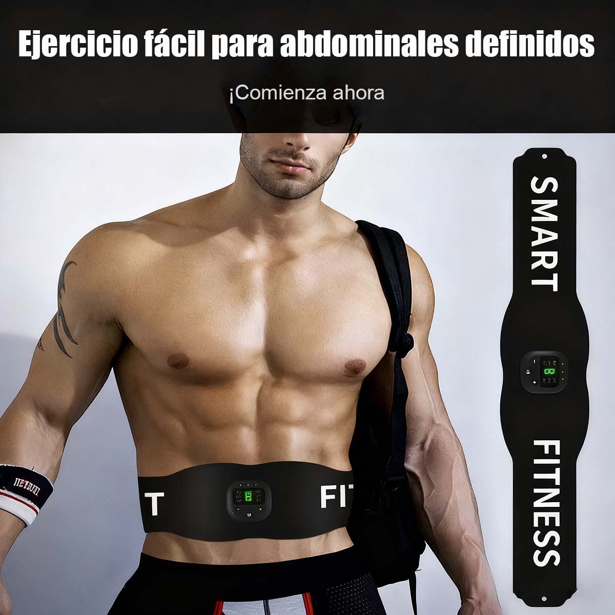 Faja Inteligente EMS - Entrenamiento Abdominal en Casa para Perezosos