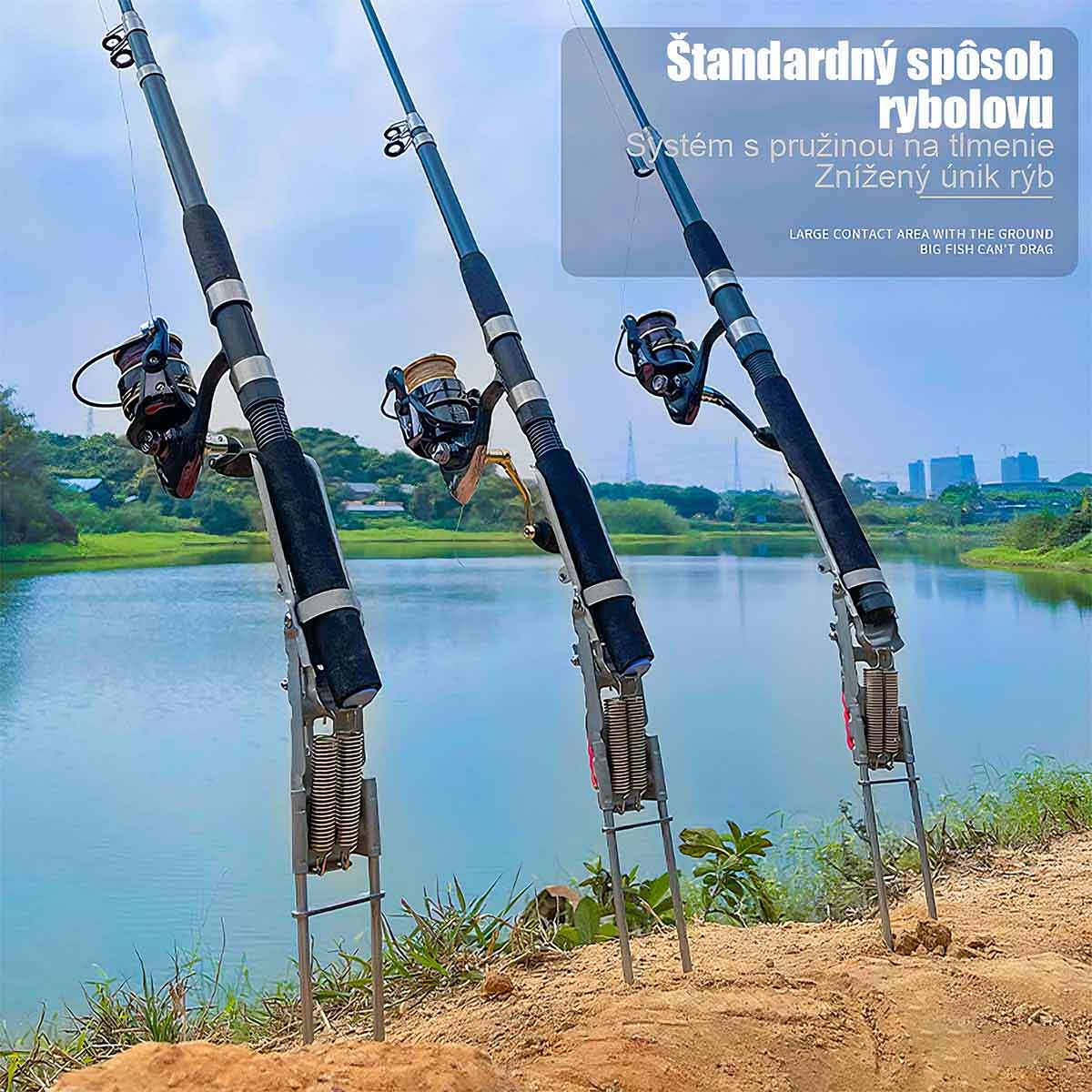 Lovná tyč na ryby s automatickým mechanizmom, podstavec na morskú tyč, stojan na tyč, pružinový stojan na rybárske tyče, zariadenie na vyťahovanie tyčí, rybárske náradie