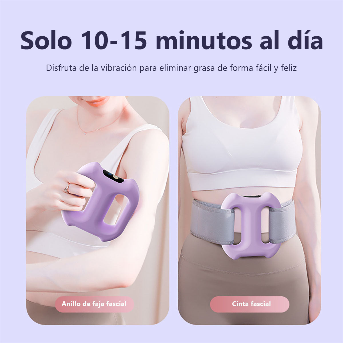 Nuevo aro de masaje para fascia, con función de quema de grasa; aro fascial profesional, mini vibración, aro de yoga para fitness, dispositivo silencioso para agitar y moldear el cuerpo.