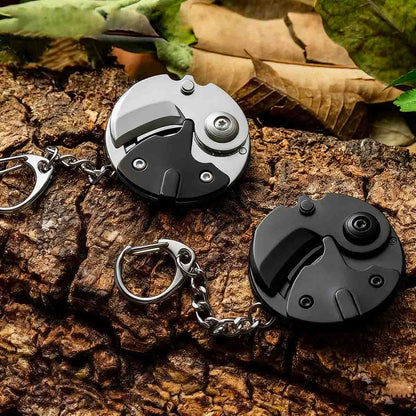 Herramienta EDC mini: Cuchillo plegable para frutas, afilado y portátil para llevar en llaves