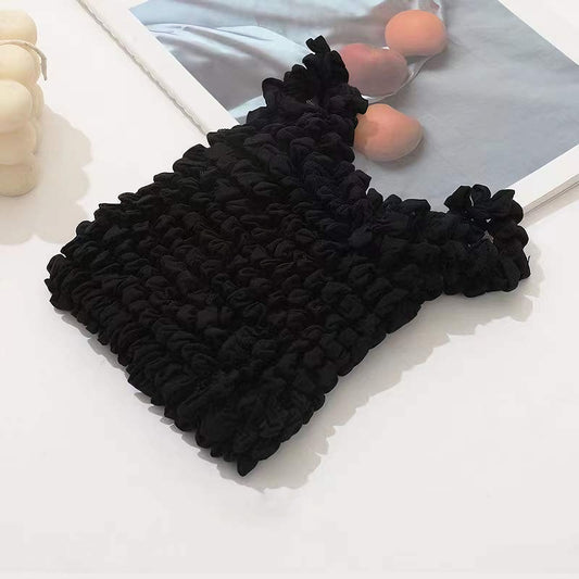 Nueva bolsa de compras mágica y extensible de moda, estilo coreano-japonés con pliegues tipo burbuja, multifuncional y de gran capacidad, material elástico y ligero.