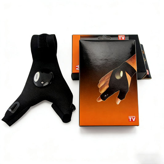 Linterna LED más vendida, guantes de pesca, reparación de emergencia, iluminación para camping y deportes al aire libre, guantes con luces en los dedos.