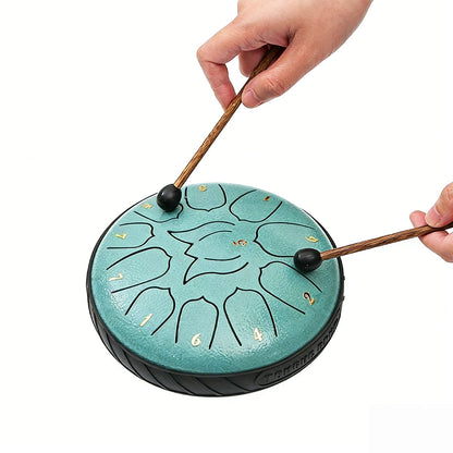 Tambor de sonido etéreo, tambor olvidado, tambor sin preocupaciones, instrumento de percusión para principiantes infantiles.