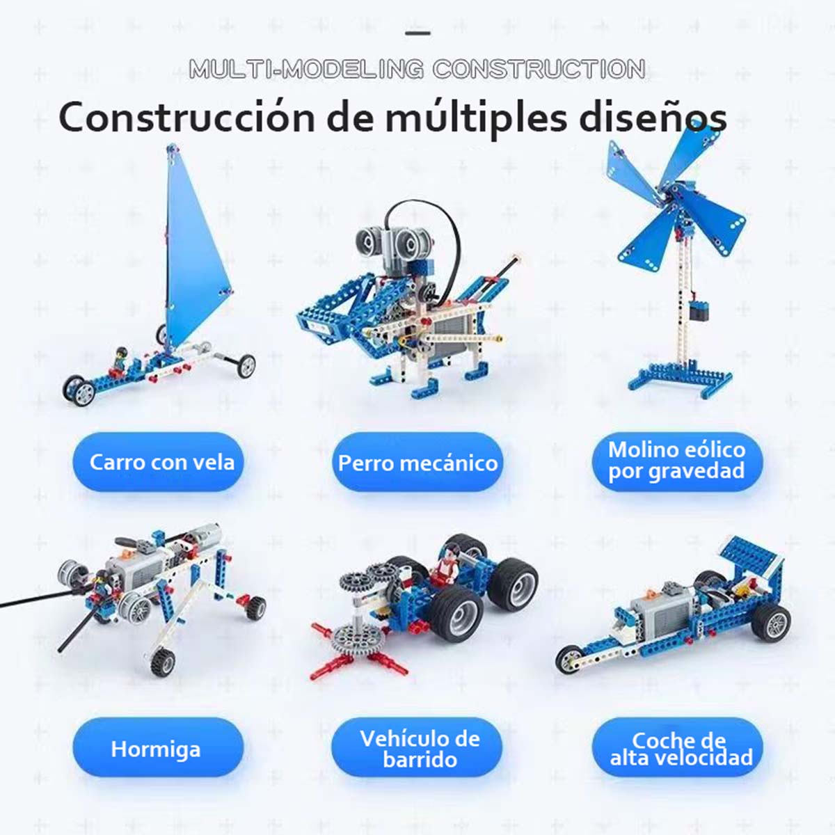 Juguete educativo y de control remoto, compatible con LEGO, robot programable y bloques de construcción eléctricos 9686, para niños.