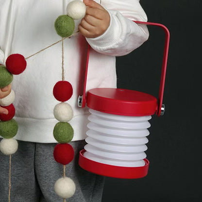 Nueva lámpara LED tipo linterna, luz nocturna creativa, lámpara de escritorio plegable para proteger los ojos, lámpara USB, regalo único para el hogar, luz ambiental.