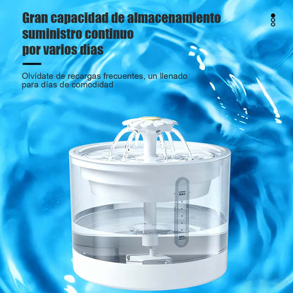 Bebedero automático inteligente para mascotas con agua circulante continua, gran capacidad, silencioso, especial para gatos y perros.