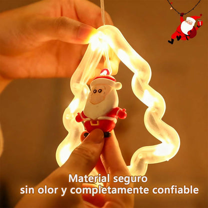 Luces de estrella para decoración navideña, guirnalda luminosa LED para habitación, cortinas y ambiente festivo