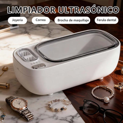 **Lavadora ultrasónica para limpiar gafas, joyas, férulas dentales, joyería y lentes de contacto, de gran capacidad para uso doméstico.**