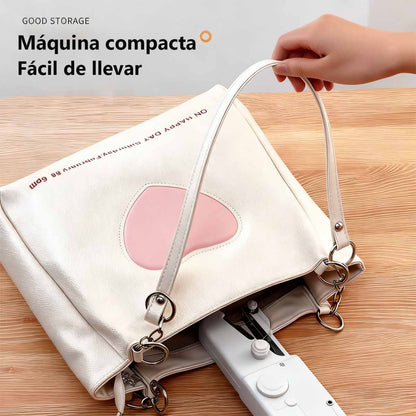 Máquina de Coser Portátil Mini a Pilas/USB - Multifunción para Viajes, Reparaciones Rápidas en Ropa, Denim y Manualidades