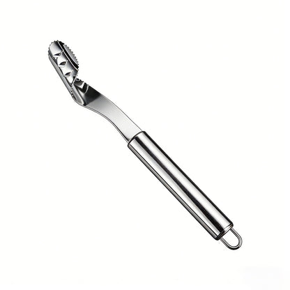 Desinfectador de semillas de acero inoxidable para pimientos, removedor de semillas de pimientos verdes, herramienta para sacar semillas, extractor de corazón de pimiento.