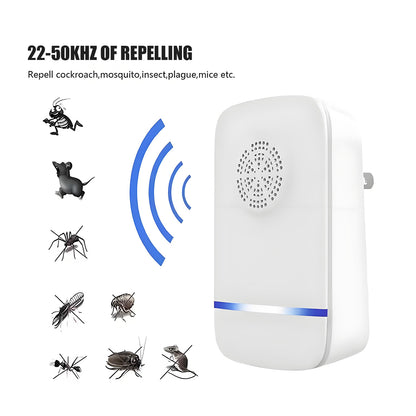 “Repelente de mosquitos ultrasónico, repelente de roedores, repelente de insectos, dispositivo electrónico inteligente para el hogar, mata mosquitos, trampa para roedores, repelente de cucarachas y eliminador de ácaros.”