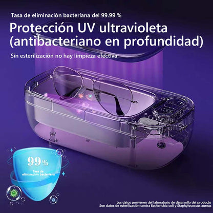 **Lavadora ultrasónica para limpiar gafas, joyas, férulas dentales, joyería y lentes de contacto, de gran capacidad para uso doméstico.**