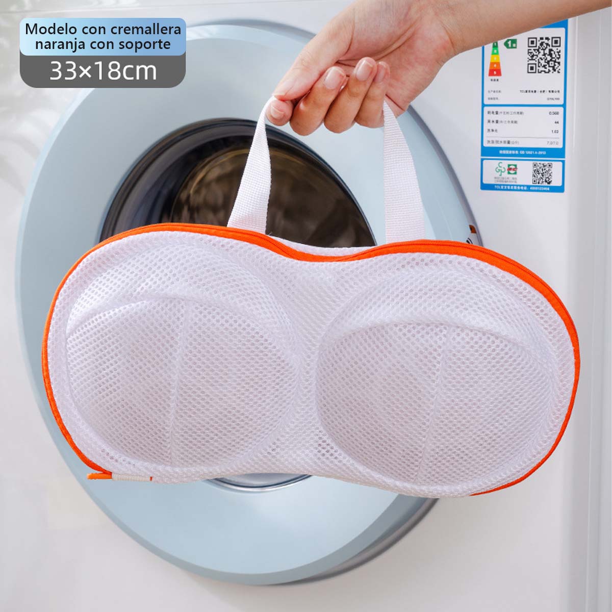Bolsa de lavado para sujetadores, especial para lavadora – protege la forma del sujetador y evita deformaciones. Cuidado especial para tu ropa interior.