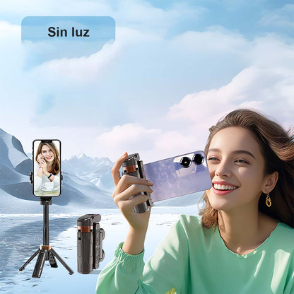 Nuevo mini selfie stick, trípode portátil universal para viajes, con base de cuatro patas, herramienta de fotografía para teléfonos móviles, rotación de 360 grados.