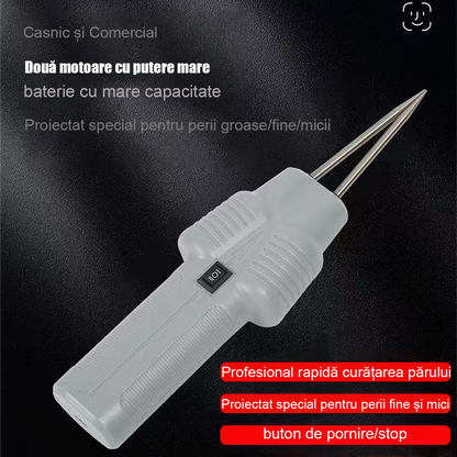 Dispozitiv electric portabil pentru smulgerea penelor de păsări