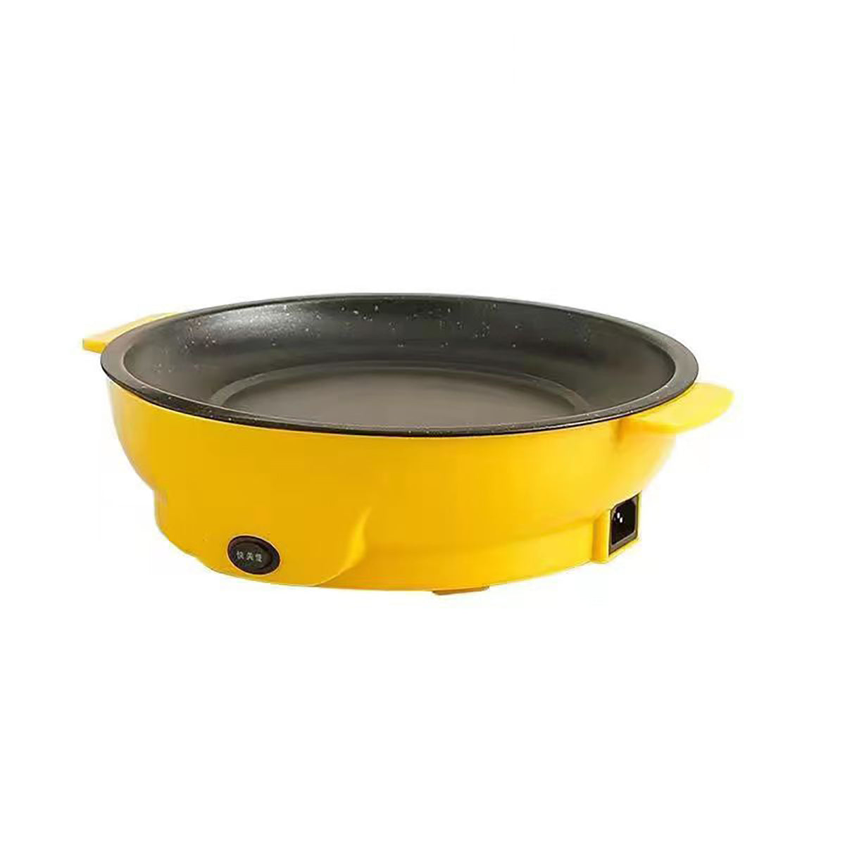 Parrilla eléctrica mini todo en uno para comida para llevar, sartén eléctrica doméstica portátil, antiadherente y sin humo.