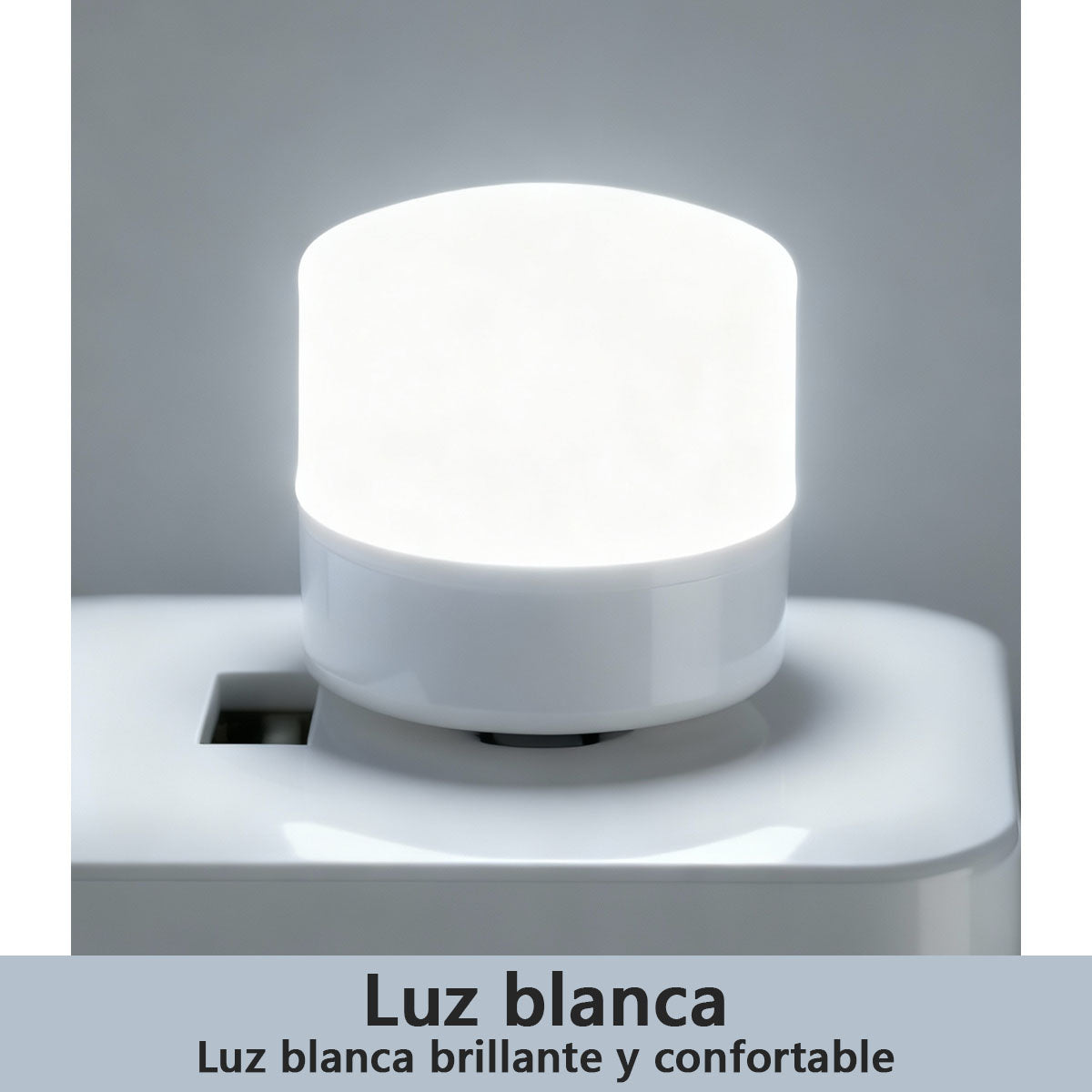 Lámpara de noche circular USB, mini y portátil, luz de ambiente creativa para mesita de noche, ideal para puestos de venta, dormitorio de estudiantes y luz protectora de ojos.