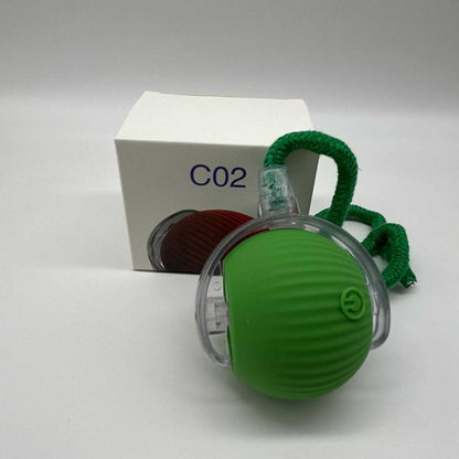 Pelota Chewie Doggie Ball, juguete para mascotas, bola rodante para perros y gatos pequeños, juguete automático para atraer a los gatos, varita para jugar con gatos.