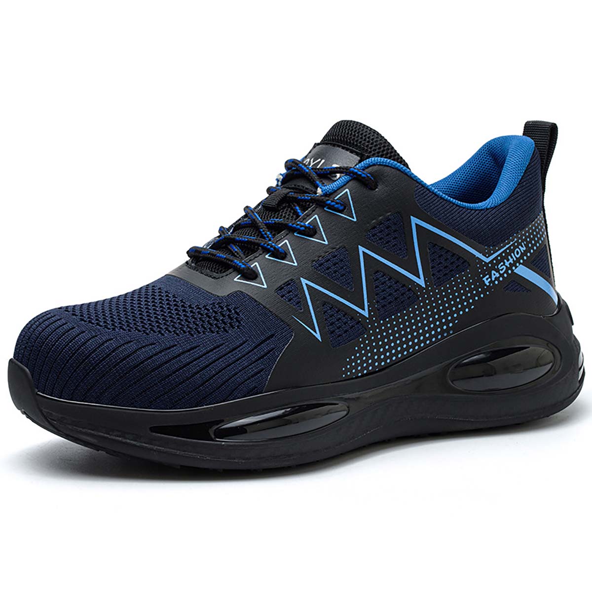 Zapatos de trabajo transpirables, nuevos modelos de seguridad, con punta de acero, resistentes a impactos y perforaciones, antideslizantes, zapatos de protección laboral.