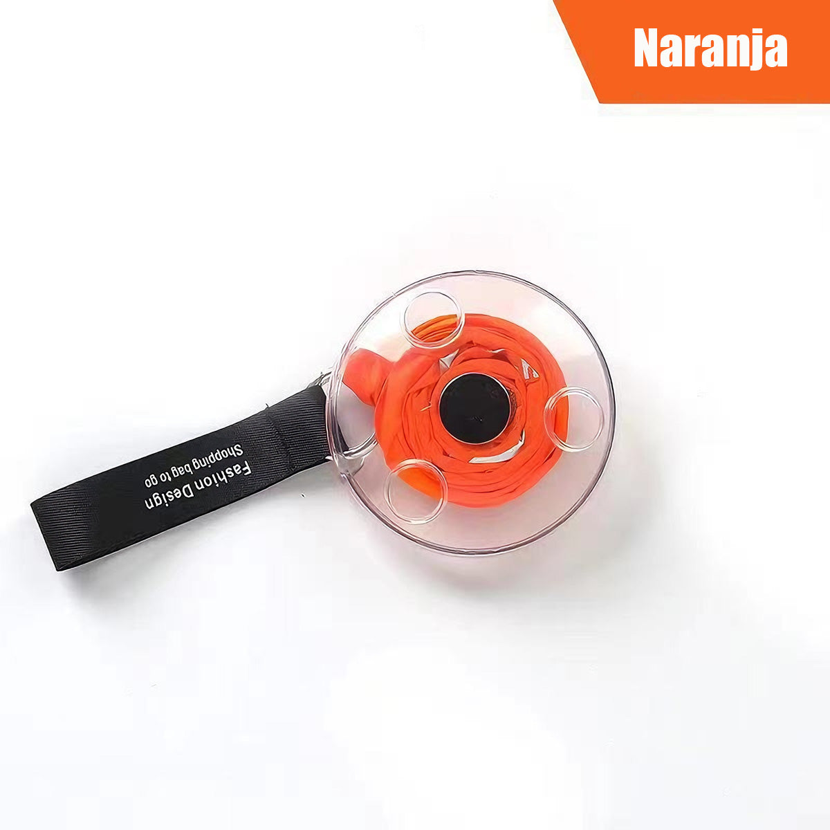 Bolsa plegable de disco pequeño multifuncional portátil, bolsa de compras creativa con expansión y almacenamiento, bolsa de almacenamiento conveniente con plato giratorio.