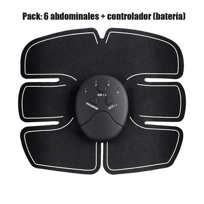 EMS dispositivo de abdominales recargable, máquina de tonificación abdominal para deporte y exteriores, aparato de entrenamiento muscular, la herramienta perfecta para abdominales sin esfuerzo.